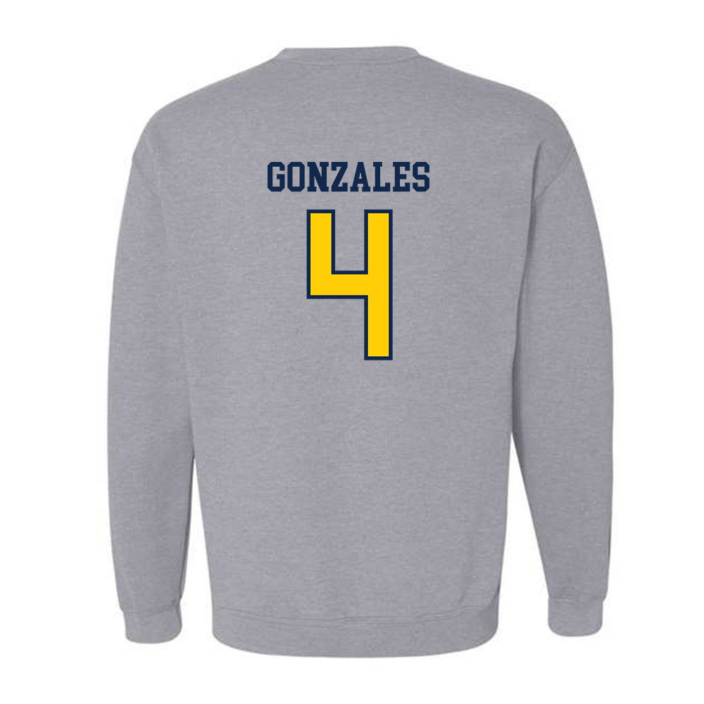 UCSD - NCAA Softball : Alyanna Gonzales - Sports Shersey Crewneck Sweatshirt-1