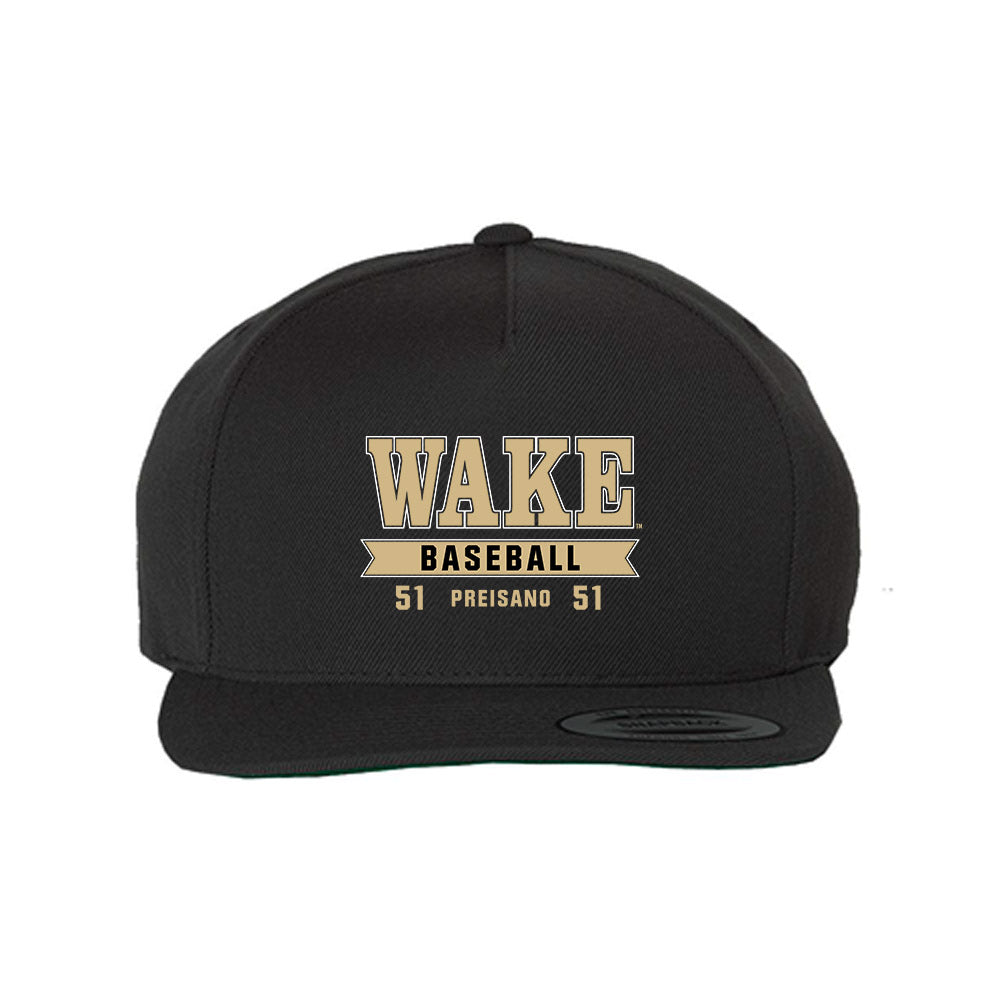 Wake Forest - NCAA Baseball : Ryan Preisano - Snapback Hat