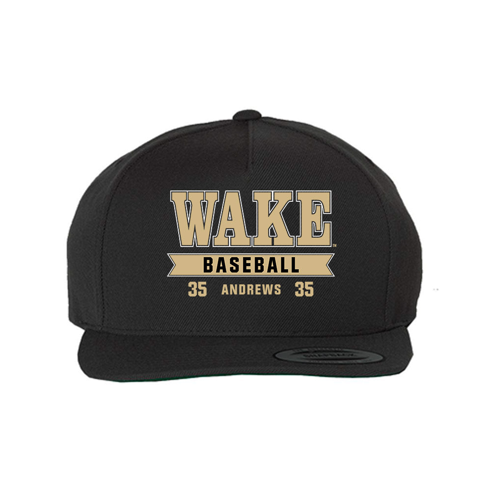 Wake Forest - NCAA Baseball : Will Andrews - Snapback Hat