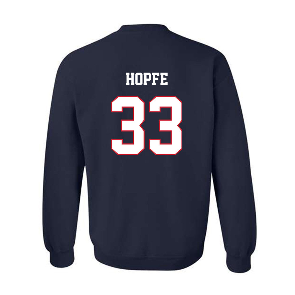 Fresno State - NCAA Baseball : Tommy Hopfe - Sports Shersey Crewneck Sweatshirt