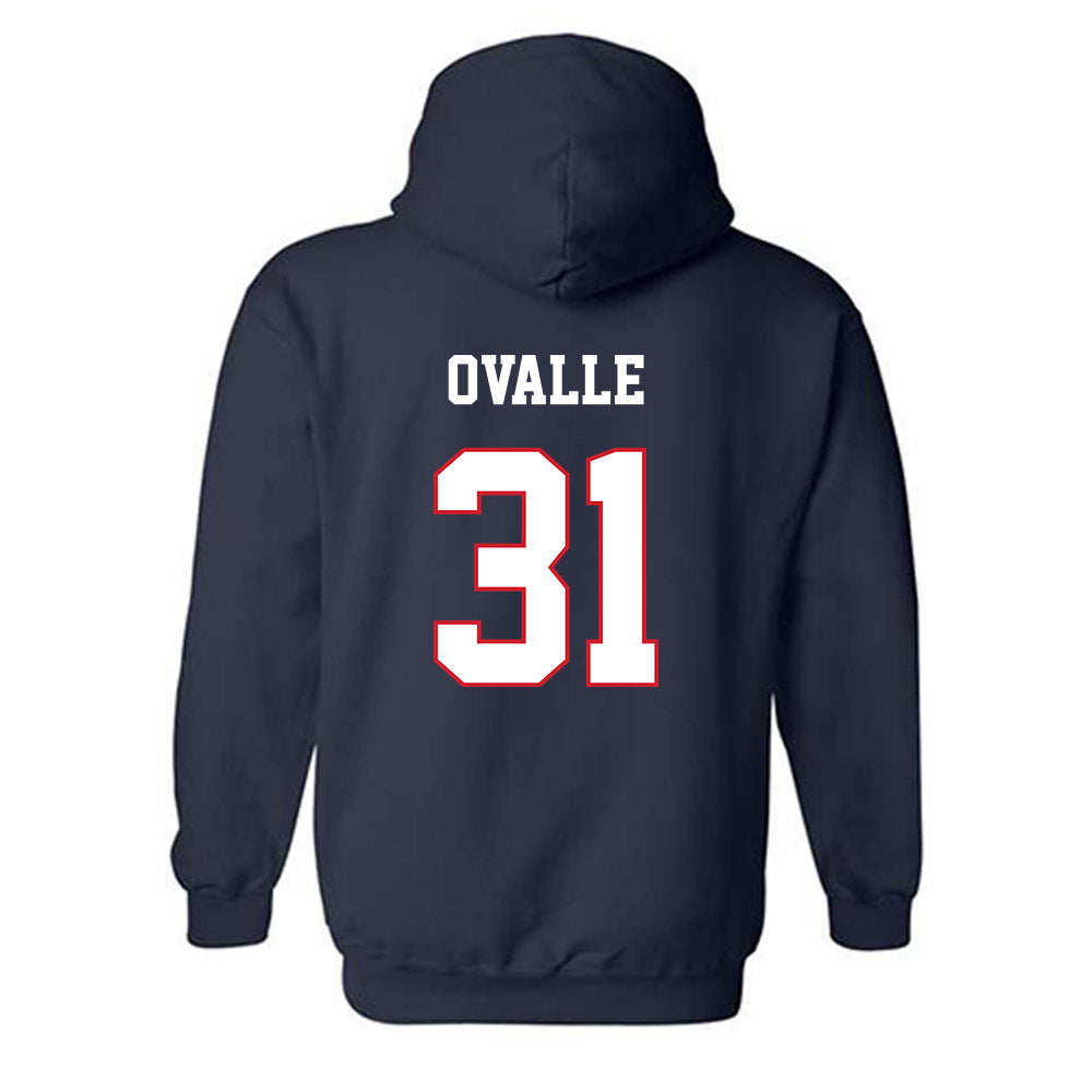 Fresno State - NCAA Baseball : Barclay Ovalle - Sports Shersey Hooded Sweatshirt-1