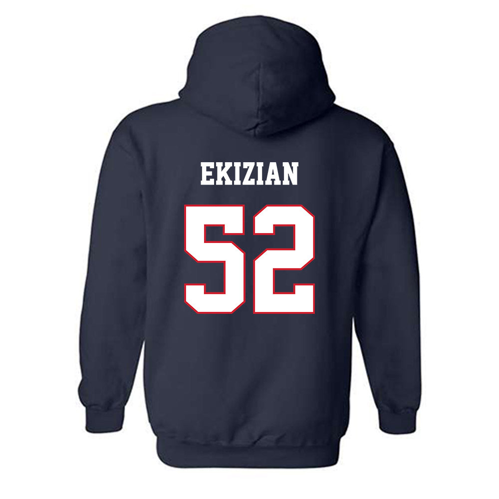 Fresno State - NCAA Baseball : Gavin Ekizian - Sports Shersey Hooded Sweatshirt-1