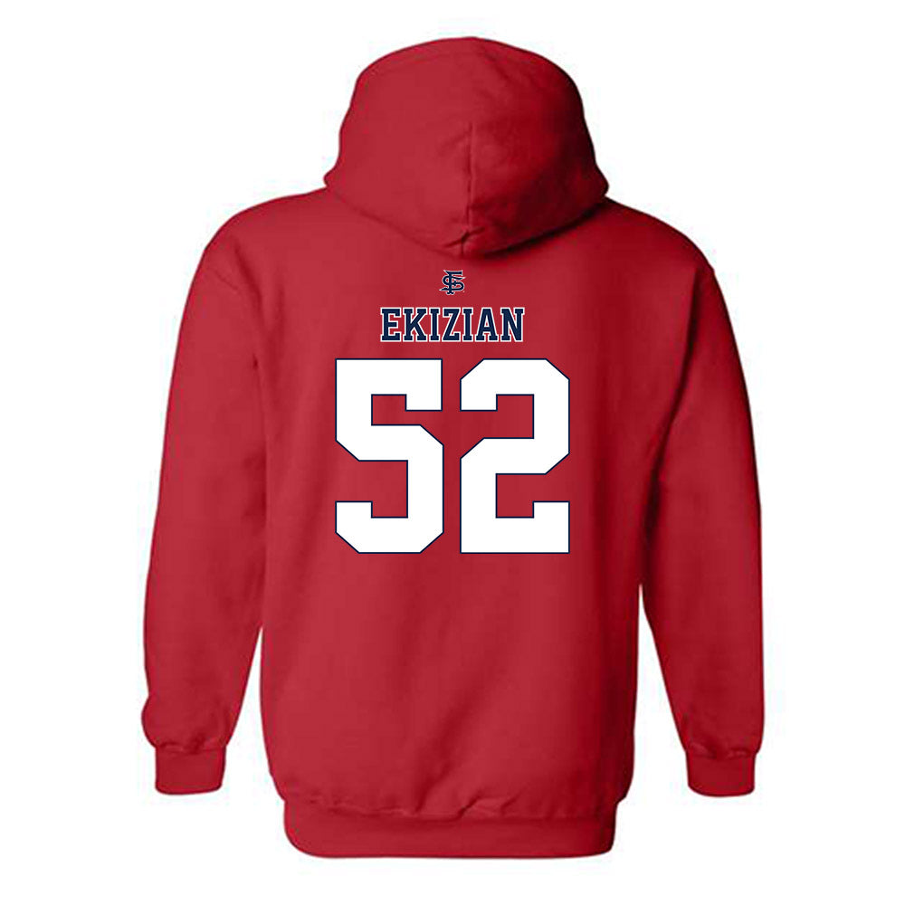 Fresno State - NCAA Baseball : Gavin Ekizian - Sports Shersey Hooded Sweatshirt-1