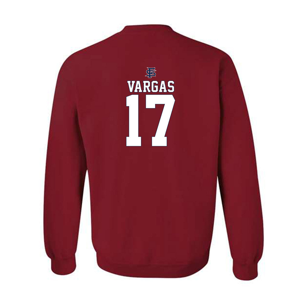 Fresno State - NCAA Softball : Gizella Vargas - Sports Shersey Crewneck Sweatshirt-1