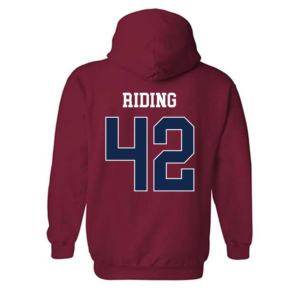 Fresno State - NCAA Baseball : Jake Riding - Classic Shersey Hooded Sweatshirt-1