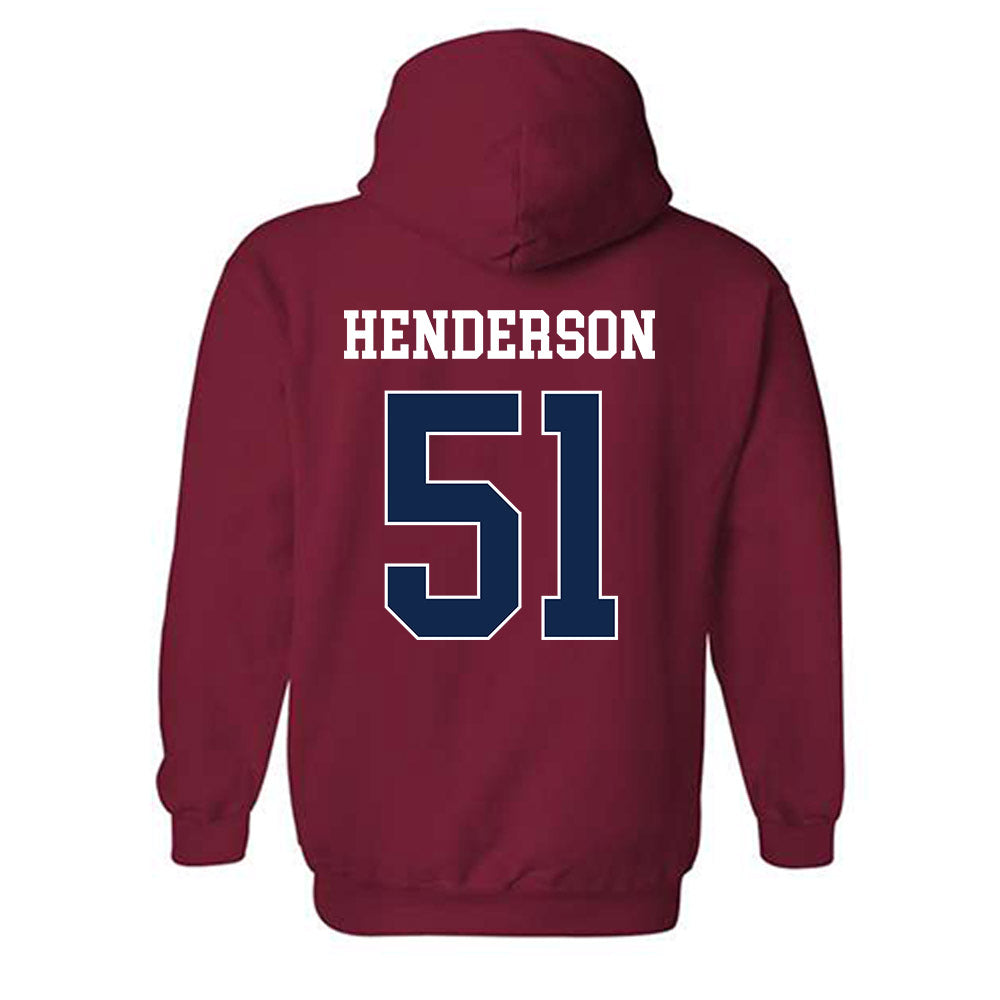 Fresno State - NCAA Football : Braylan Henderson - Classic Shersey Hooded Sweatshirt-1