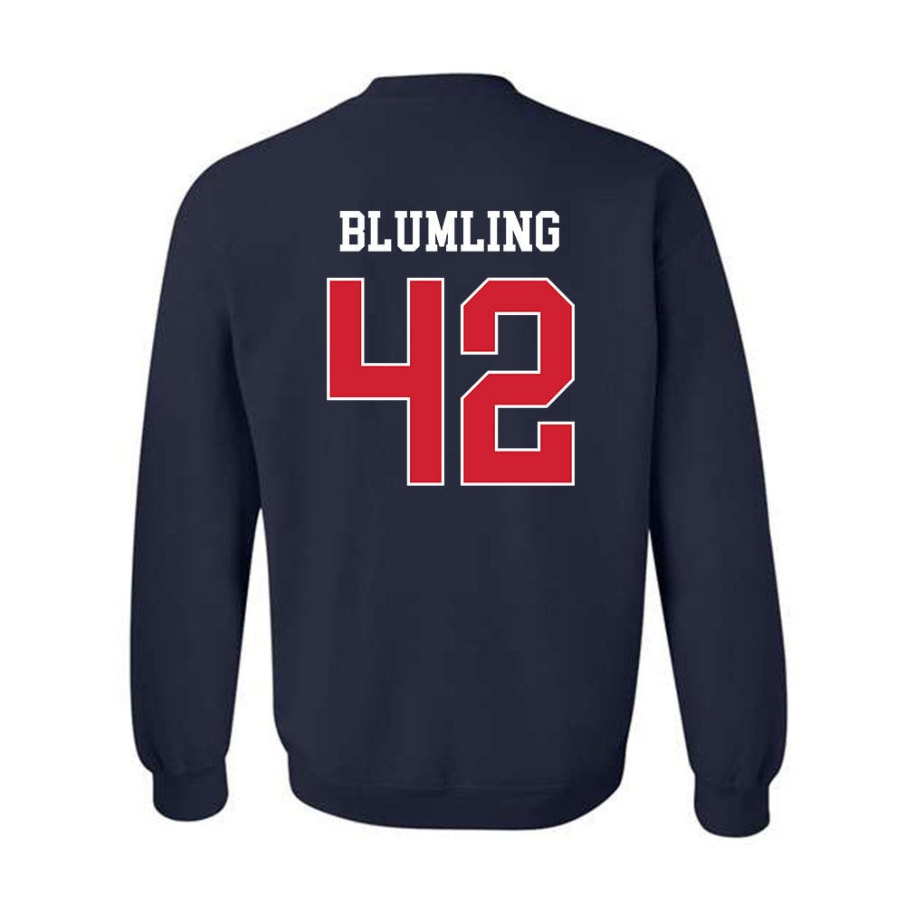 Fresno State - NCAA Football : Lucas Blumling - Classic Shersey Crewneck Sweatshirt-1
