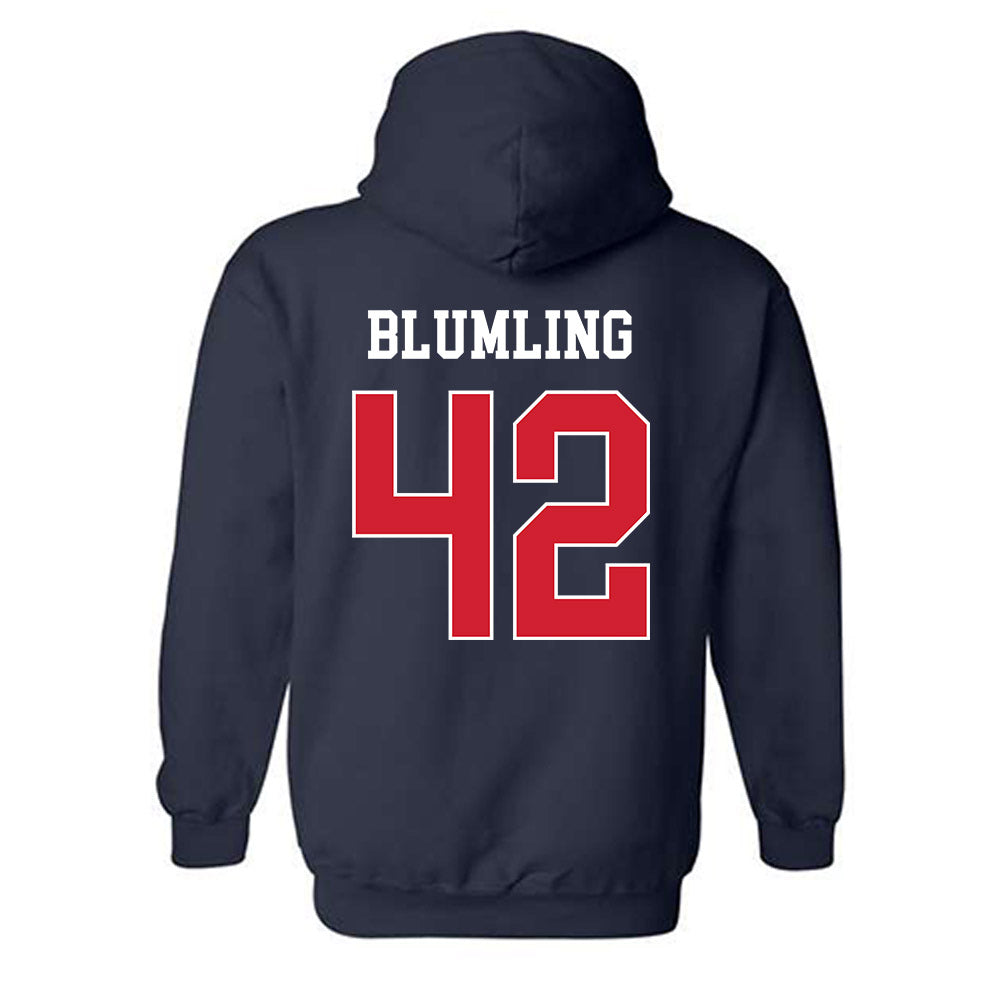 Fresno State - NCAA Football : Lucas Blumling - Classic Shersey Hooded Sweatshirt-1