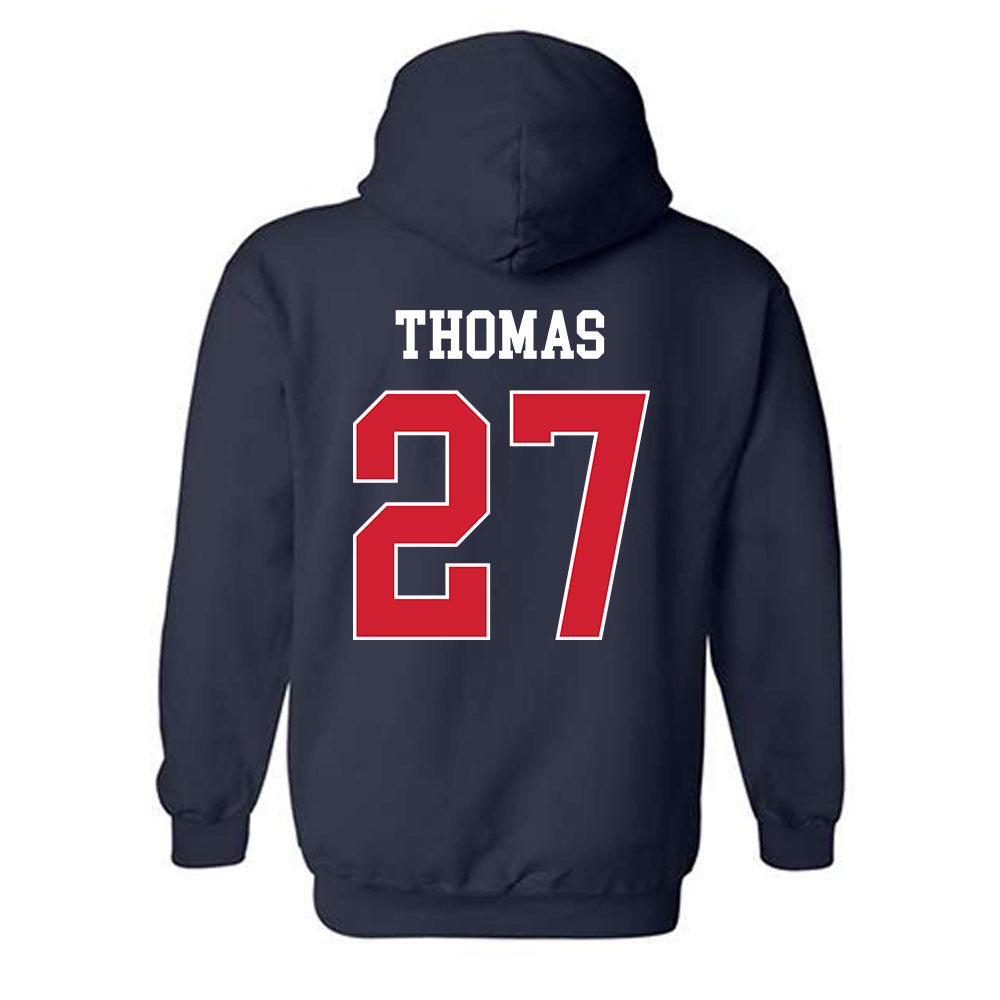 Fresno State - NCAA Football : Tariq Thomas - Classic Shersey Hooded Sweatshirt-1