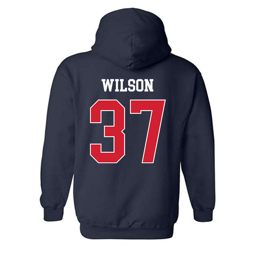 Fresno State - NCAA Football : Ryan Wilson - Classic Shersey Hooded Sweatshirt-1