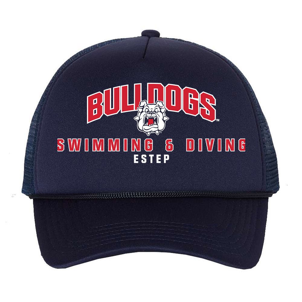 Fresno State - NCAA Women's Swimming & Diving : Averee Estep - Trucker Hat-0
