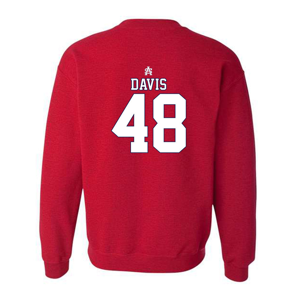 South Alabama - NCAA Baseball : Chase Davis - Sports Shersey Crewneck Sweatshirt-1