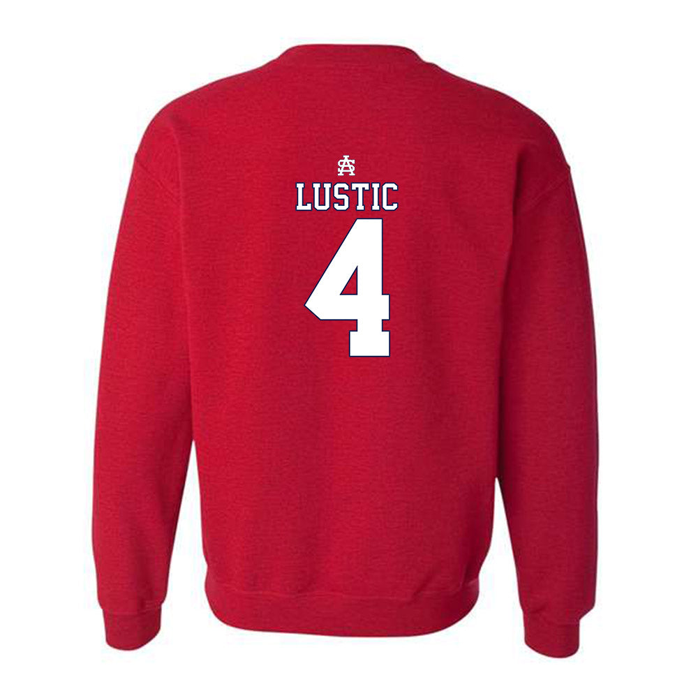 South Alabama - NCAA Baseball : Brock Lustic - Sports Shersey Crewneck Sweatshirt-1