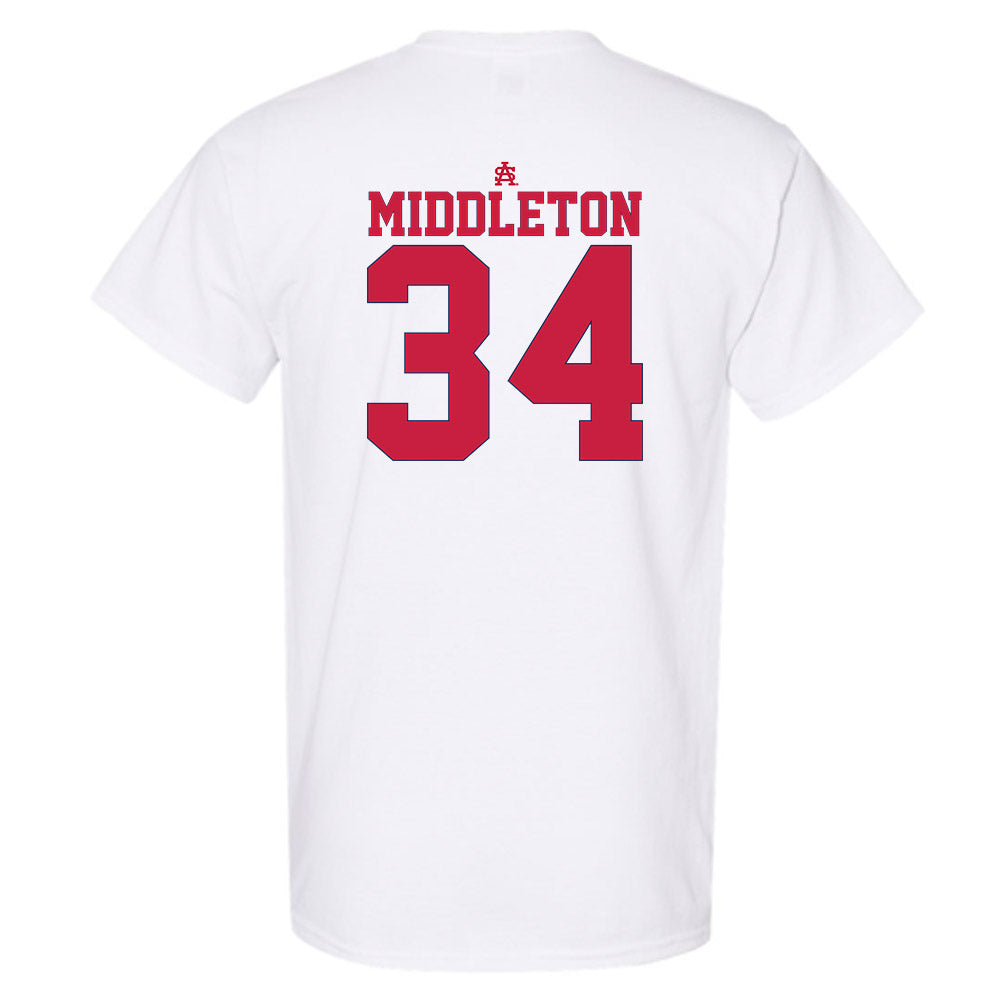 South Alabama - NCAA Baseball : Jake Middleton - Sports Shersey T-Shirt-1