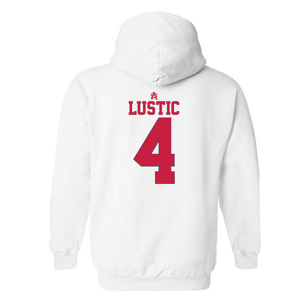South Alabama - NCAA Baseball : Brock Lustic - Sports Shersey Hooded Sweatshirt-1