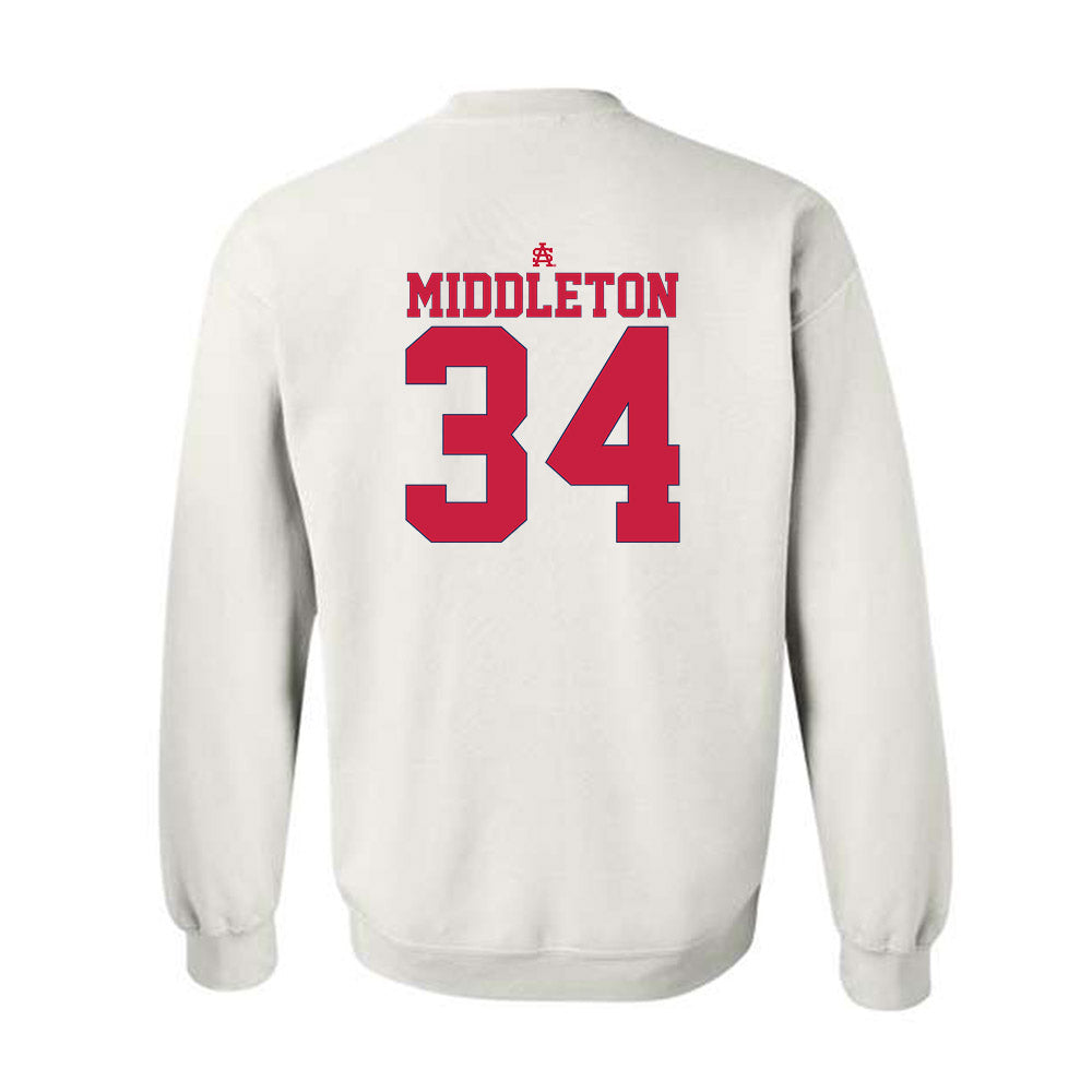 South Alabama - NCAA Baseball : Jake Middleton - Sports Shersey Crewneck Sweatshirt-1