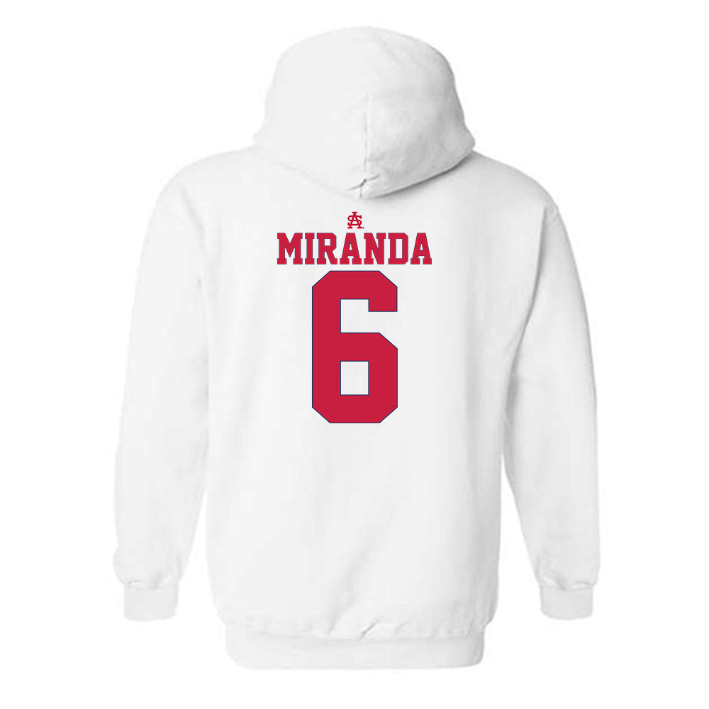 South Alabama - NCAA Baseball : Talan Miranda - Sports Shersey Hooded Sweatshirt-1