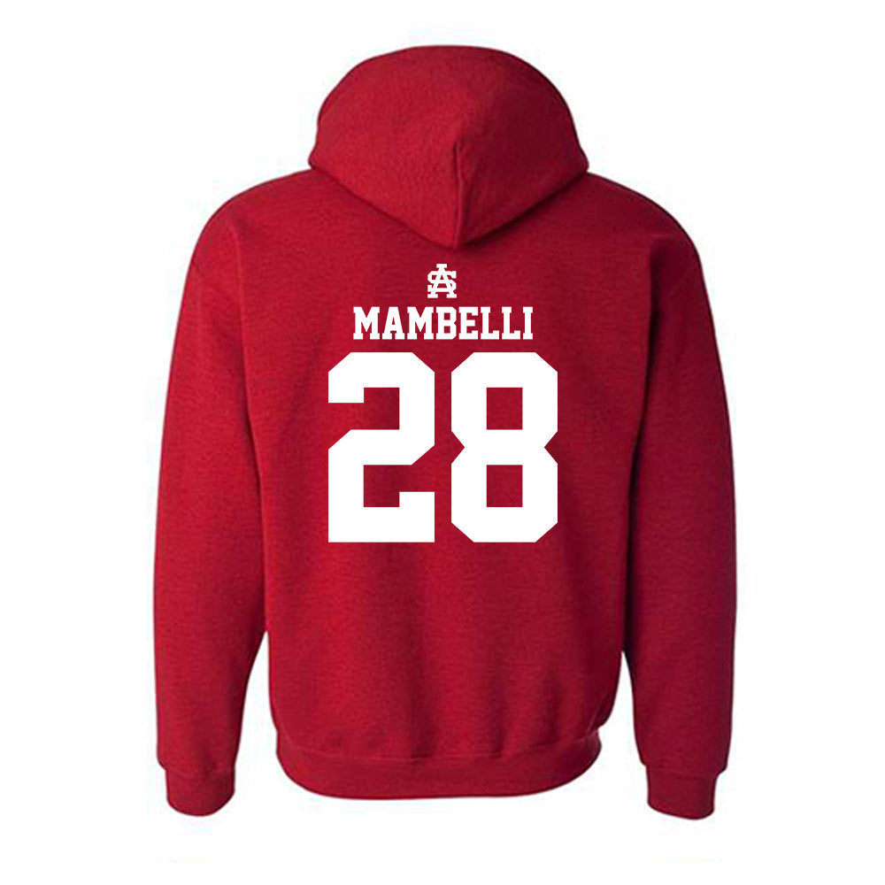 South Alabama - NCAA Softball : Virginia Mambelli - Sports Shersey Hooded Sweatshirt-1