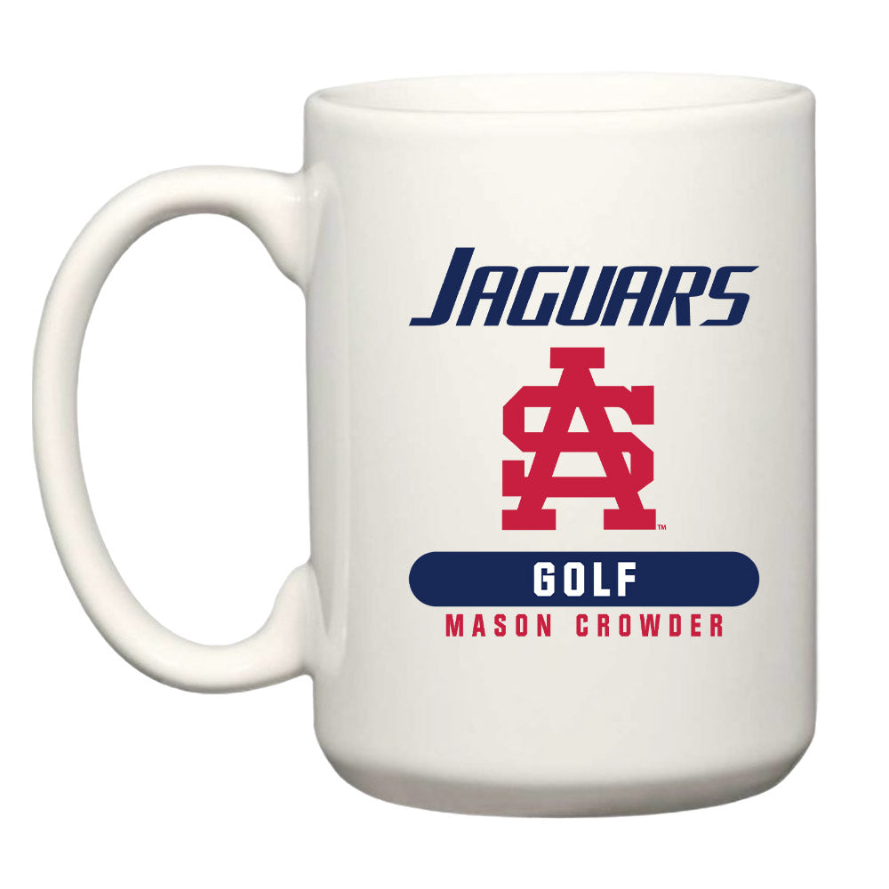 South Alabama - NCAA Men's Golf : Mason Crowder - Coffee Mug-0