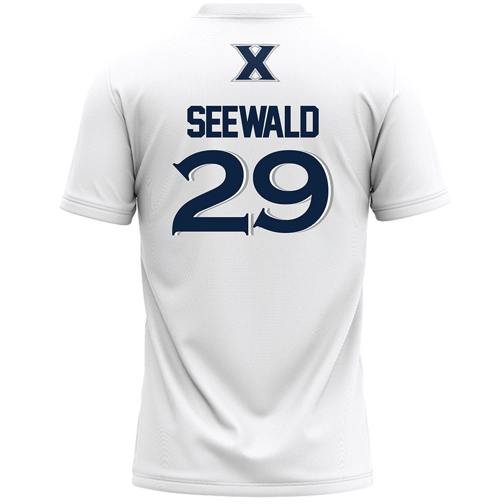 Xavier - NCAA Women's Lacrosse : Julia Seewald - Lacrosse Jersey-1