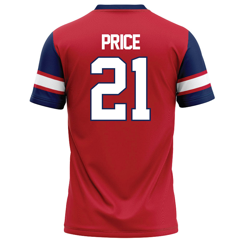 Arizona - NCAA Football : Johno Price - Red Football Jersey