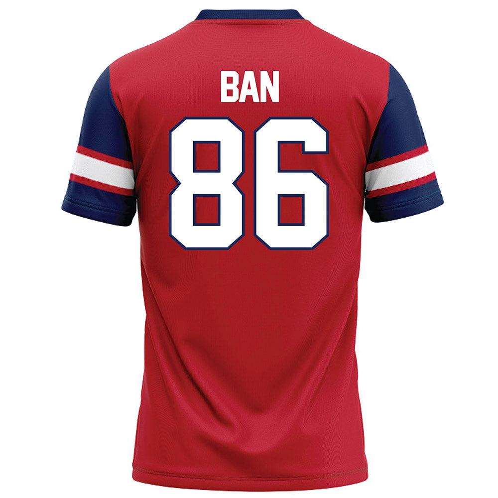 Arizona - NCAA Football : Arthur Ban - Red Football Jersey-1