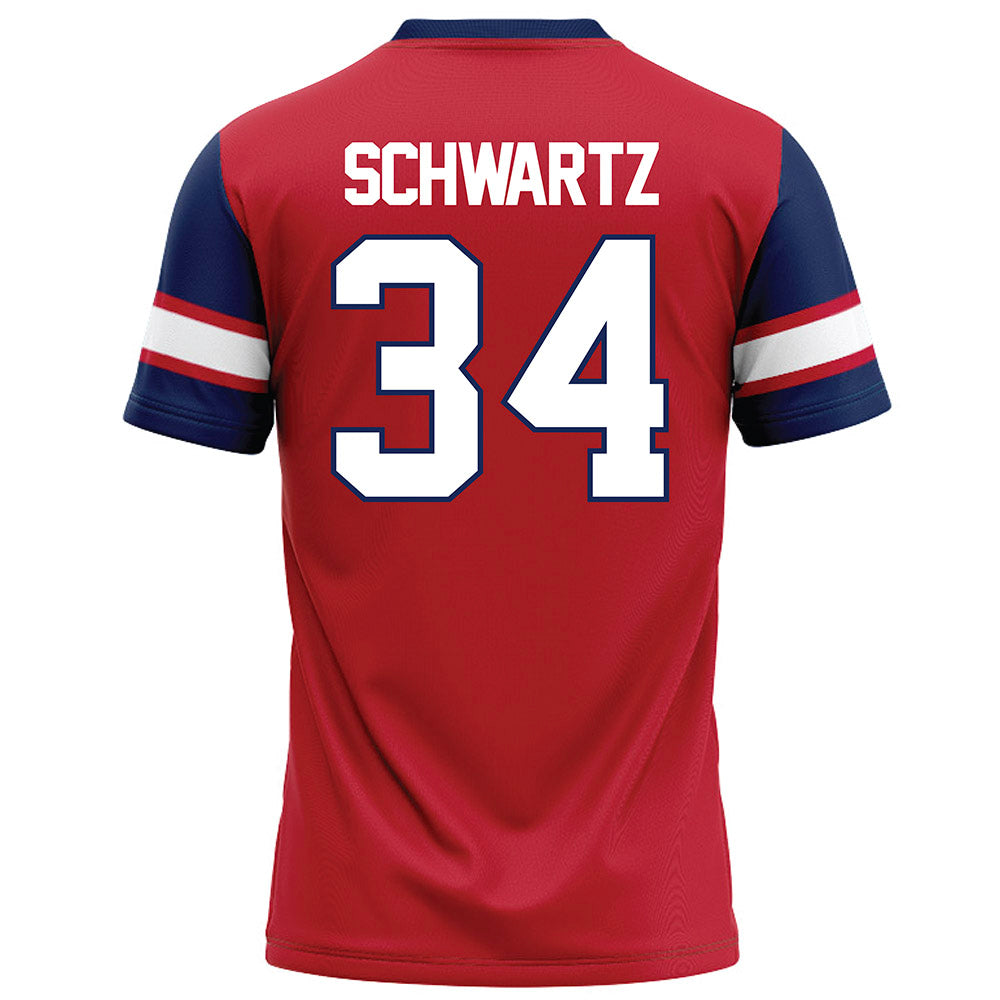 Arizona - NCAA Football : Carter Schwartz - Red Football Jersey-1