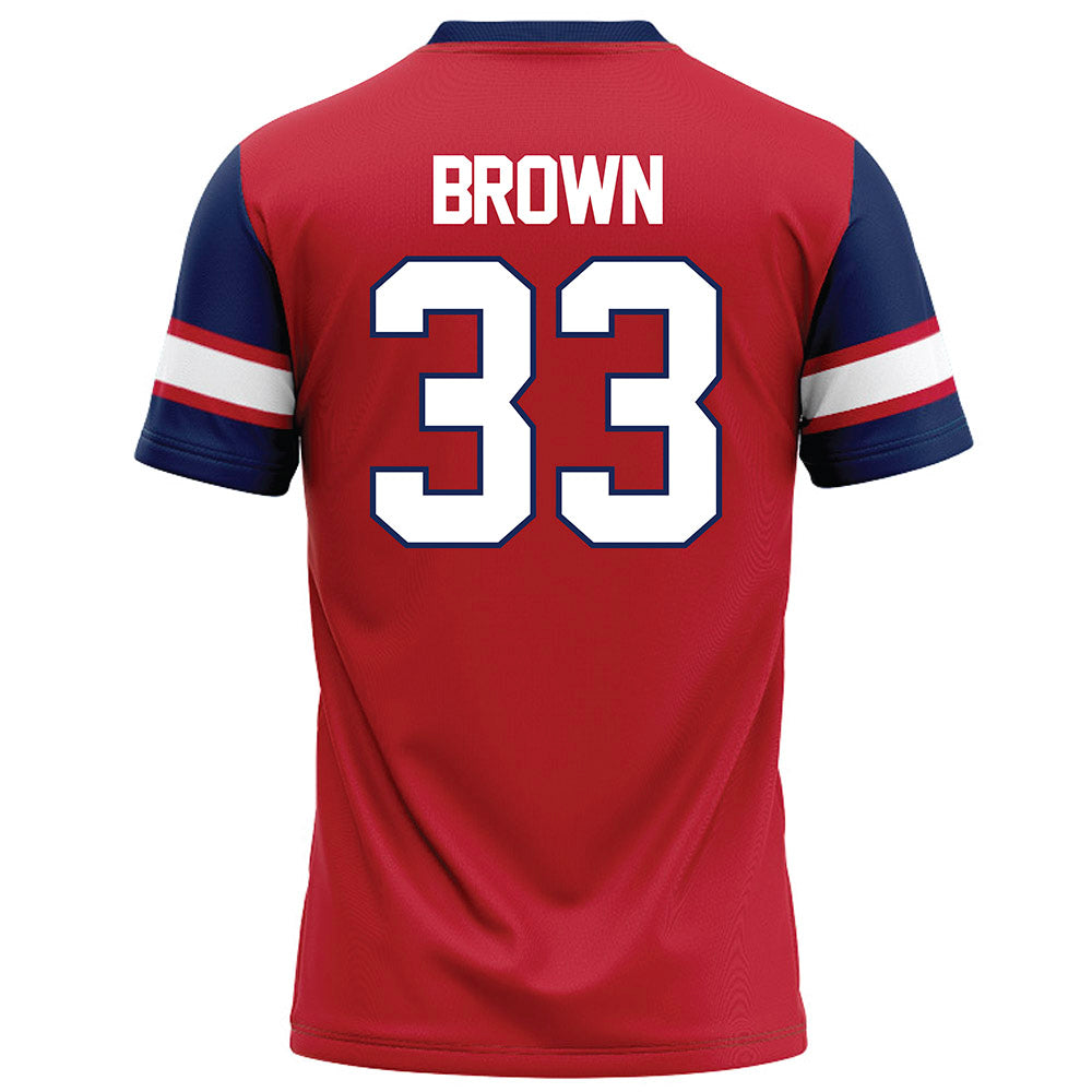 Arizona - NCAA Football : Kason Brown - Red Football Jersey-1