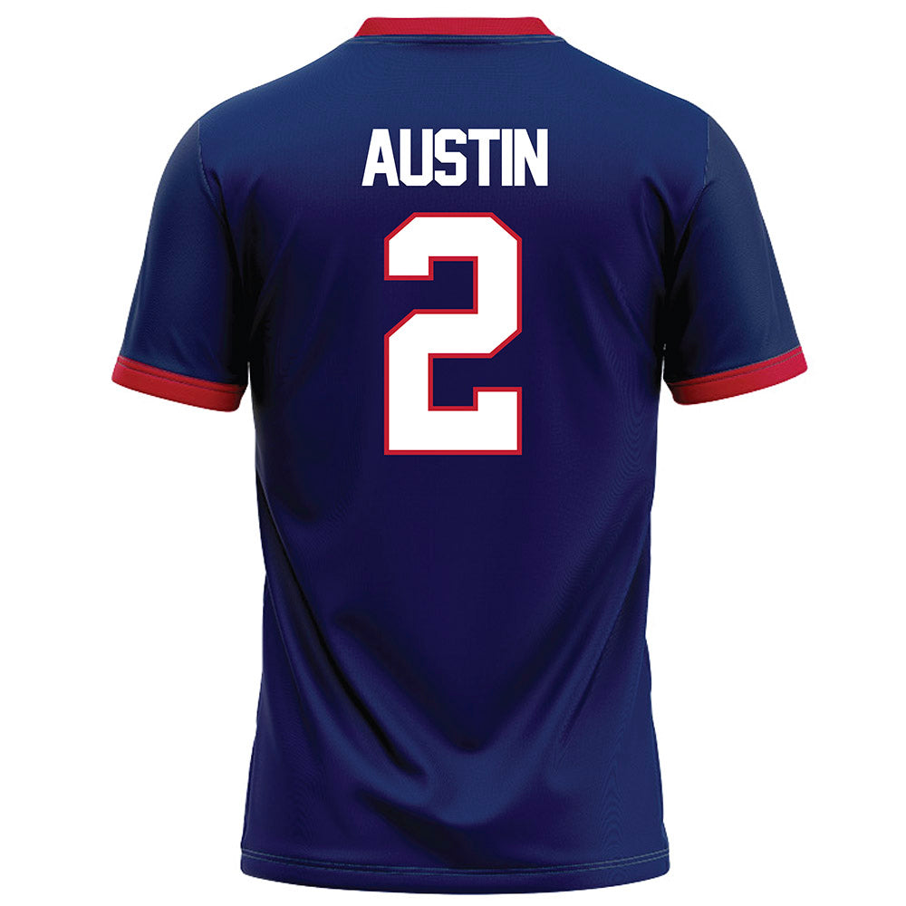 Arizona - NCAA Football : Daylen Austin - Blue Football Jersey-1