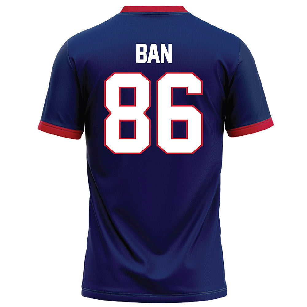Arizona - NCAA Football : Arthur Ban - Blue Football Jersey-1