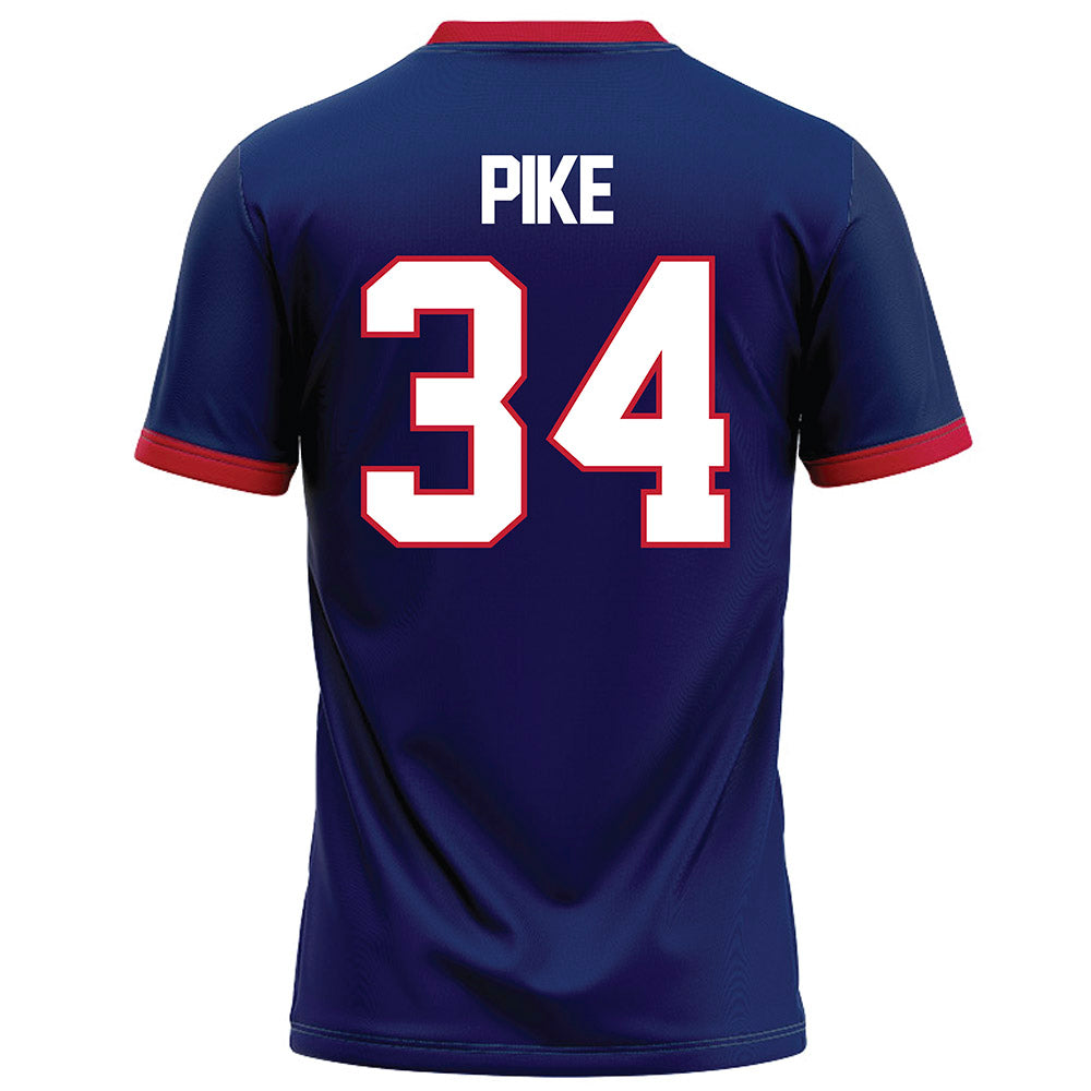 Arizona - NCAA Football : James Pike - Blue Football Jersey-1