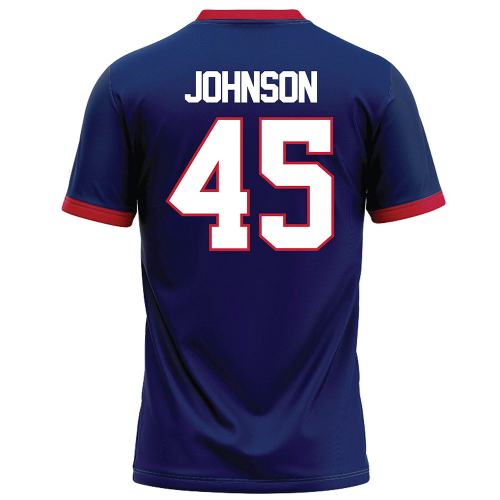 Arizona - NCAA Football : Victory Johnson - Blue Football Jersey-1