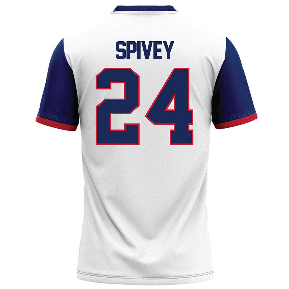 Arizona - NCAA Football : Kingston Spivey - White Football Jersey-1