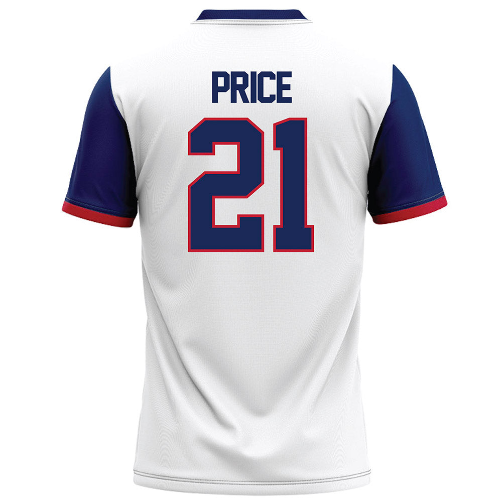 Arizona - NCAA Football : Johno Price - White Football Jersey