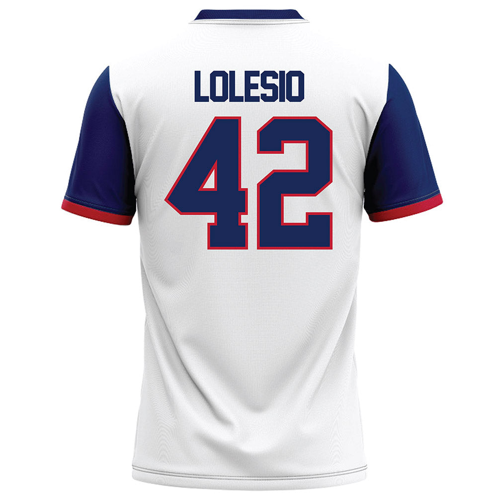 Arizona - NCAA Football : Dominic Lolesio - White Football Jersey-1