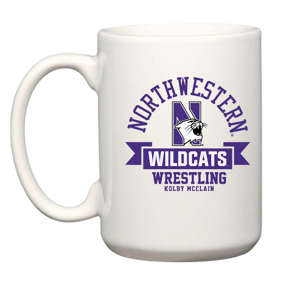 Northwestern - NCAA Wrestling : Kolby McClain - Coffee Mug