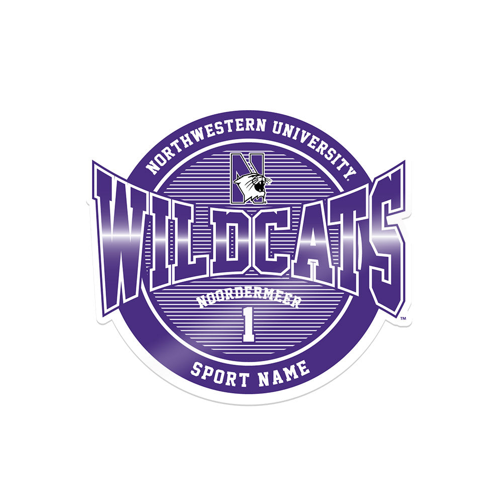 Northwestern - NCAA Women's Volleyball : Sienna Noordermeer - Sticker