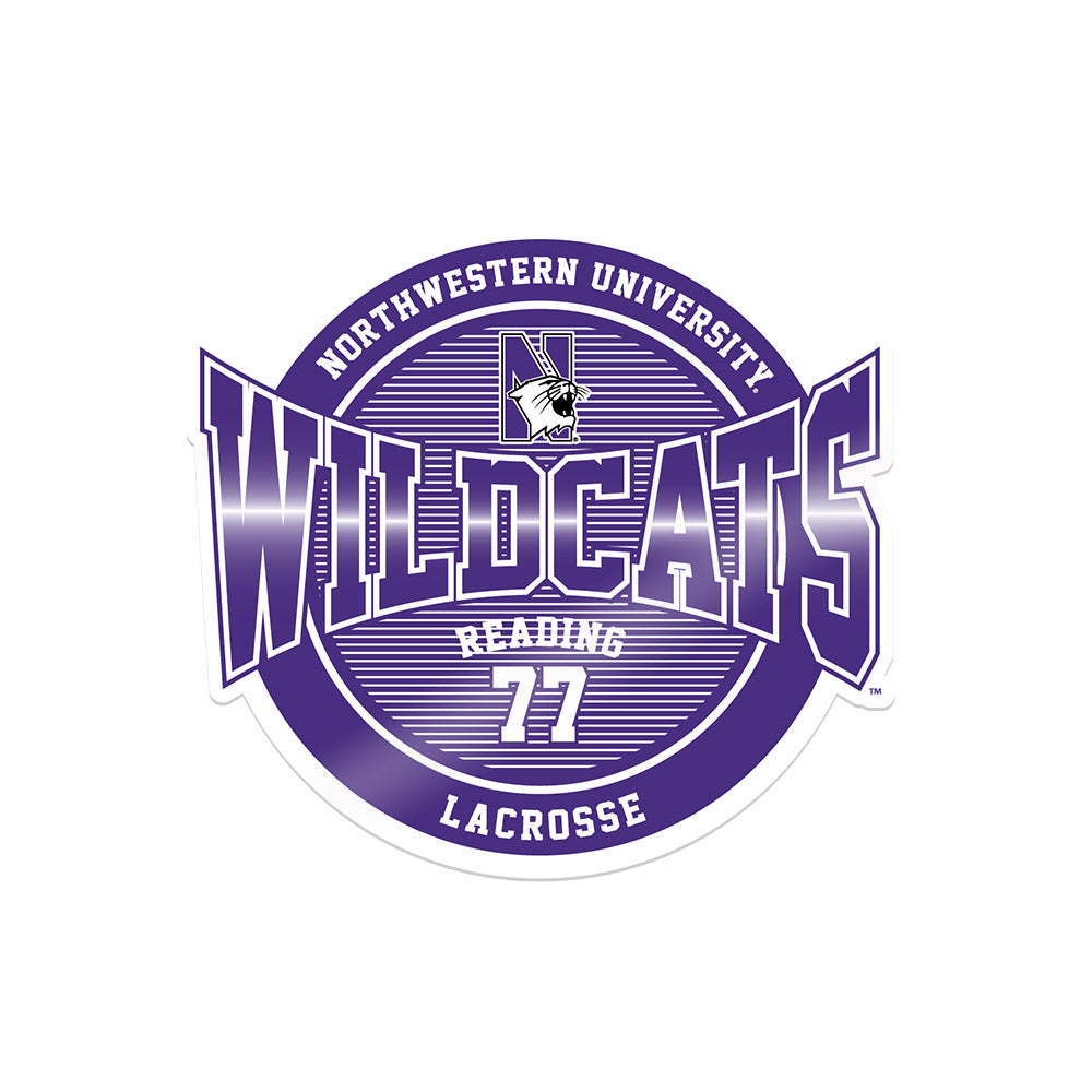 Northwestern - NCAA Women's Lacrosse : Talia Reading - Sticker