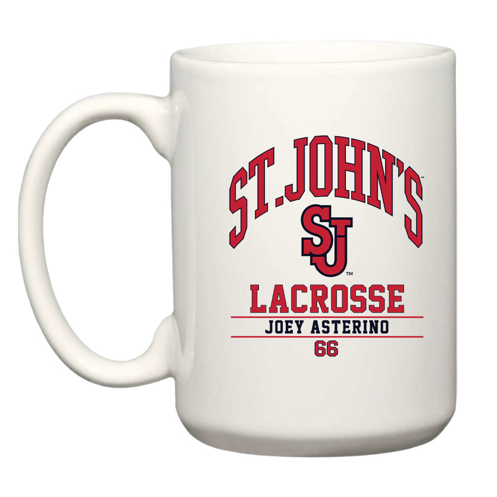 St. Johns - NCAA Men's Lacrosse : Joey Asterino - Coffee Mug