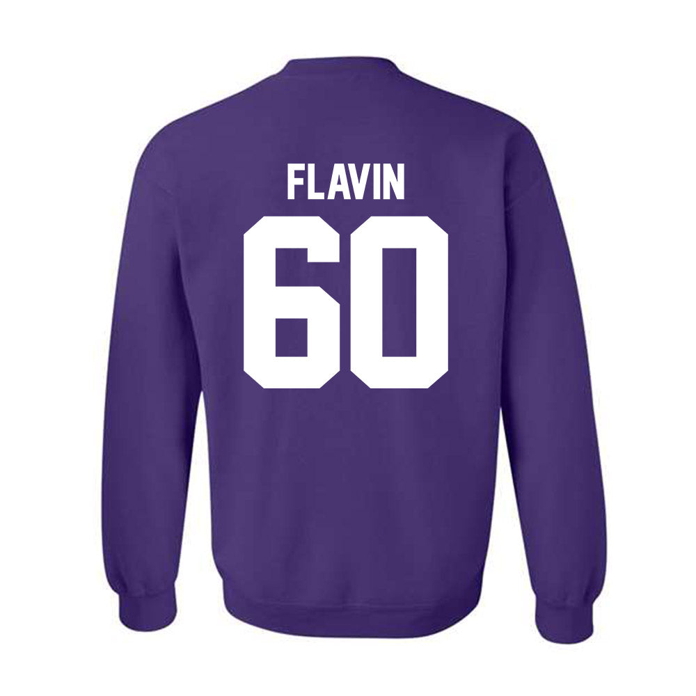 Northwestern - NCAA Football : Hayden Flavin - Classic Shersey Crewneck Sweatshirt-1