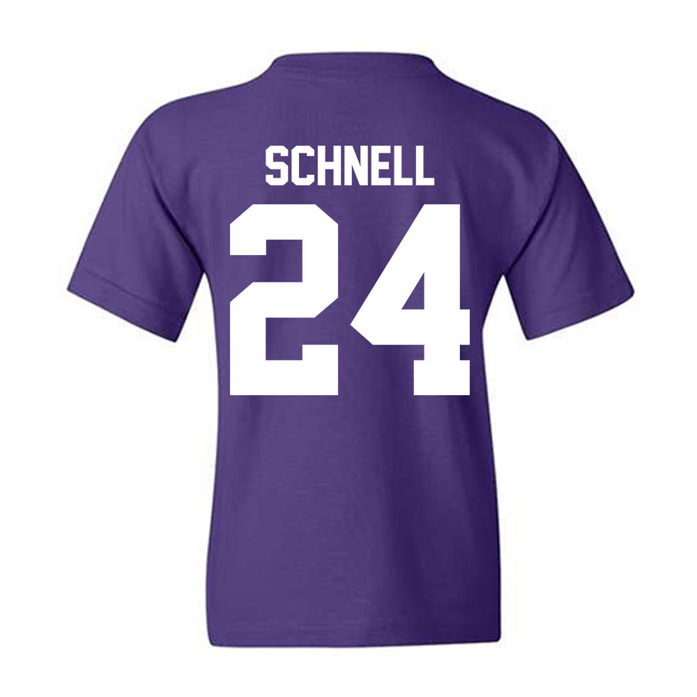 Northwestern - NCAA Women's Volleyball : Cate Schnell - Classic Shersey Youth T-Shirt-1