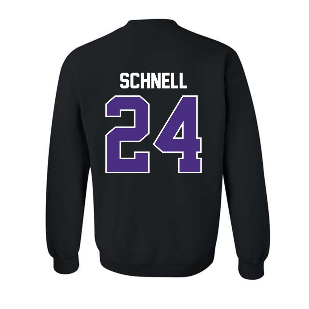 Northwestern - NCAA Women's Volleyball : Cate Schnell - Classic Shersey Crewneck Sweatshirt-1