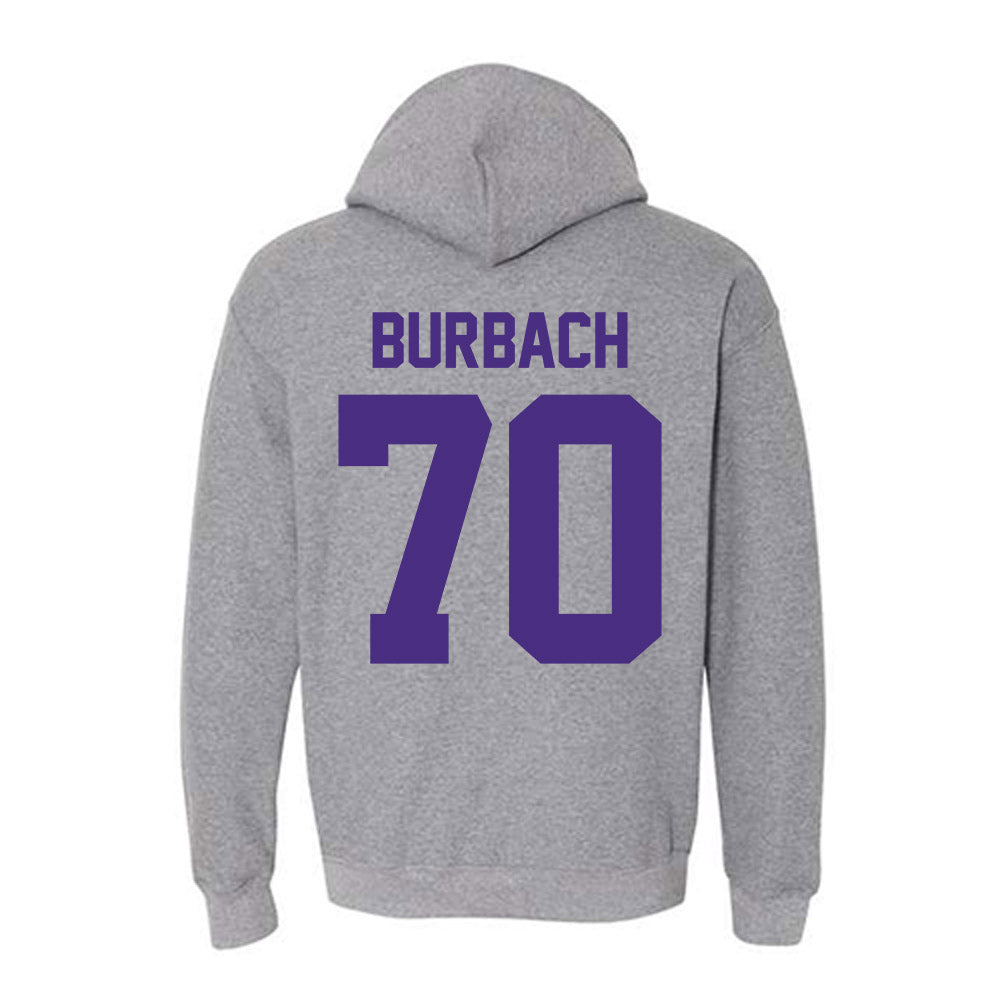 Northwestern - NCAA Football : Leighton Burbach - Classic Shersey Hooded Sweatshirt-1