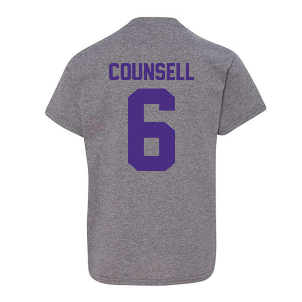Northwestern - NCAA Baseball : Jack Counsell - Classic Shersey Youth T-Shirt-1