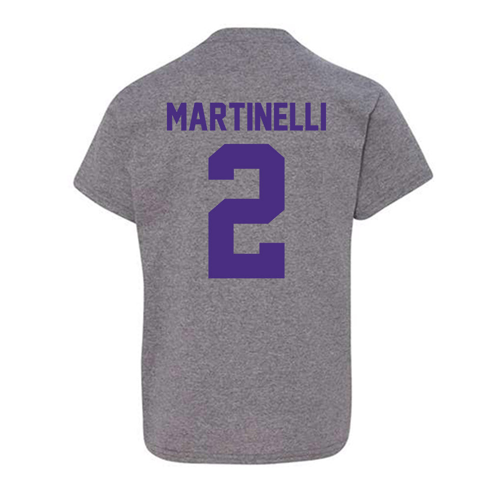 Northwestern - NCAA Men's Basketball : Nick Martinelli - Classic Shersey Youth T-Shirt-1