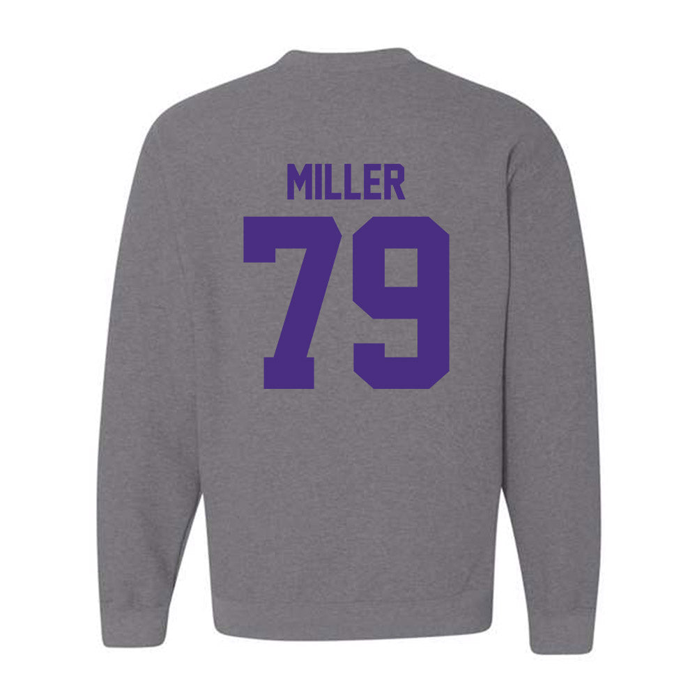 Northwestern - NCAA Football : Jacob Miller - Classic Shersey Crewneck Sweatshirt-1
