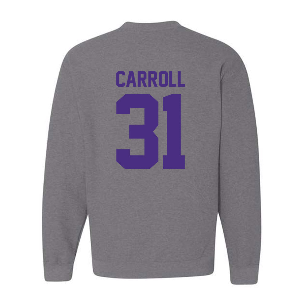 Northwestern - NCAA Women's Lacrosse : Mary Carroll - Classic Shersey Crewneck Sweatshirt-1