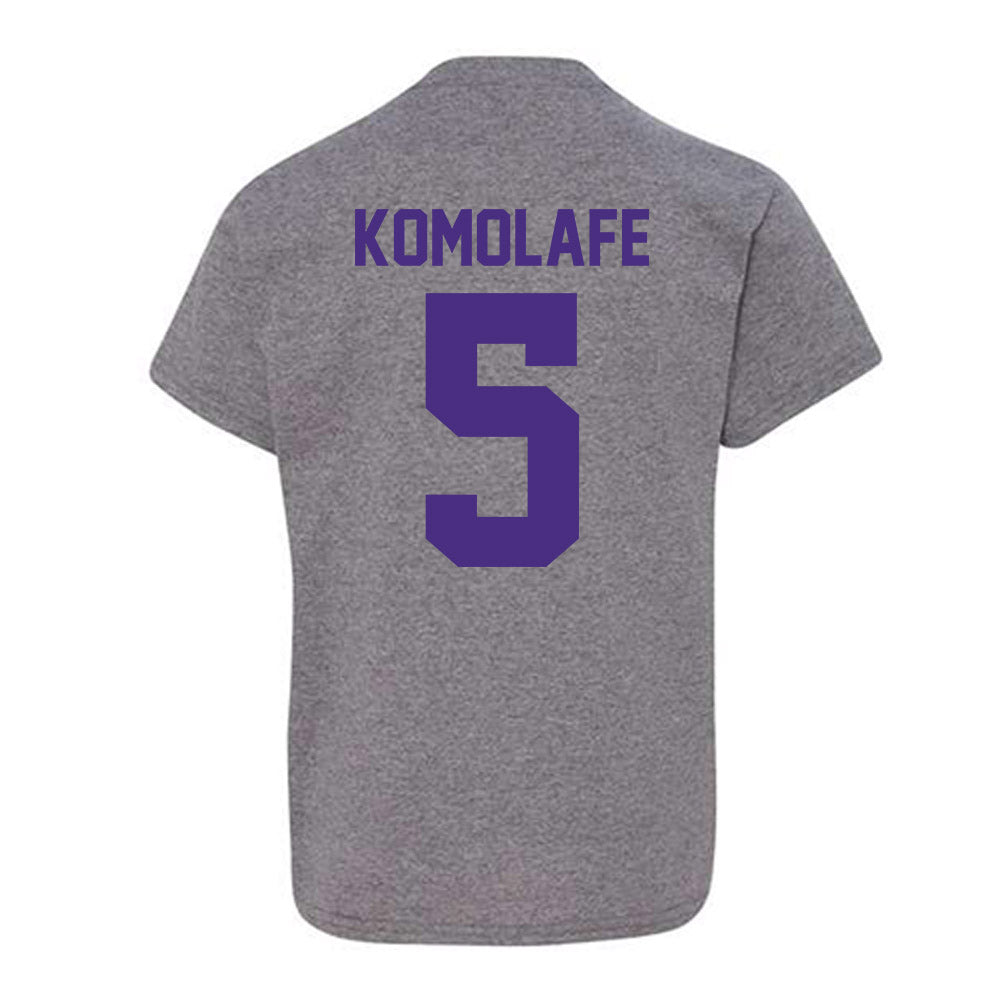 Northwestern - NCAA Football : Caleb Komolafe - Classic Shersey Youth T-Shirt-1