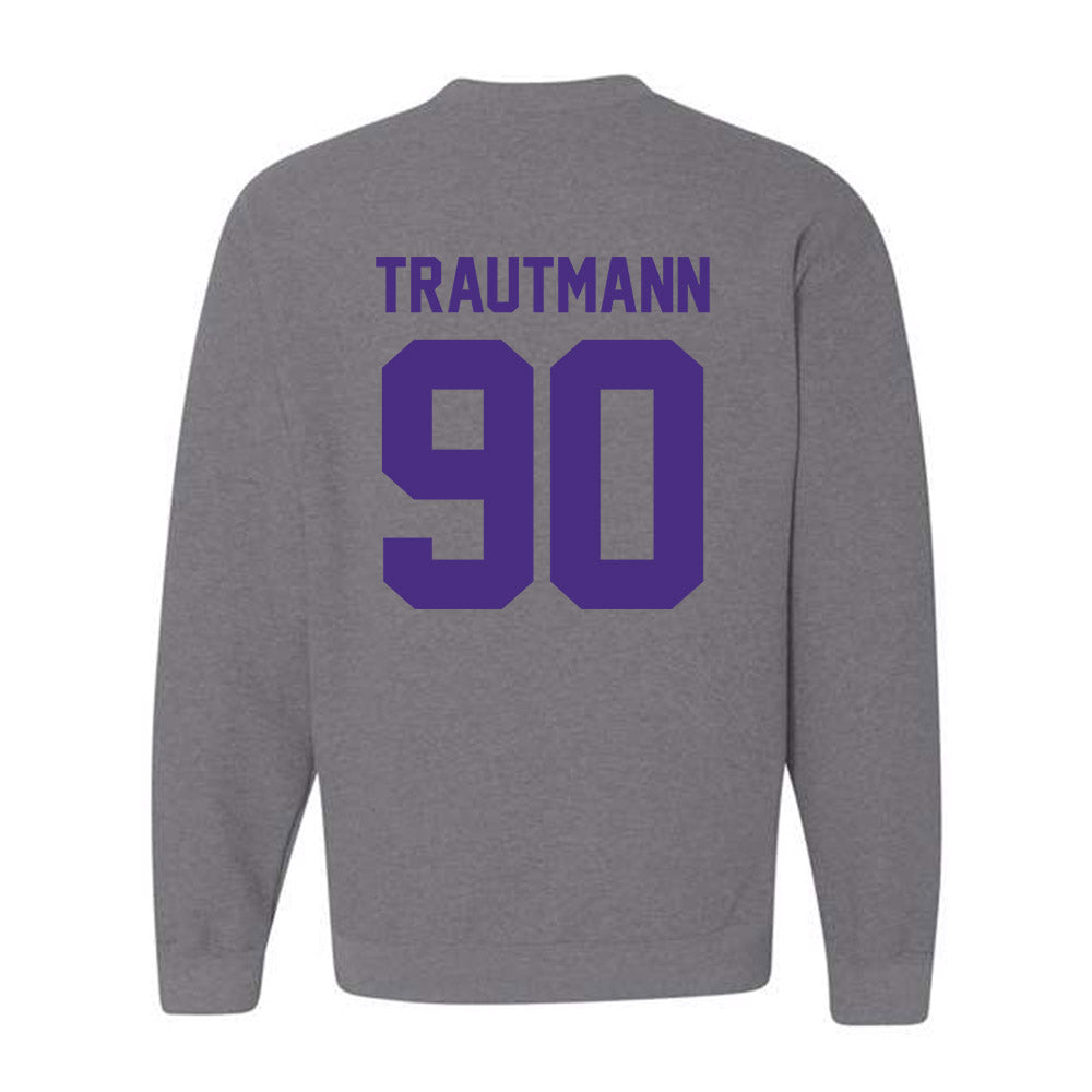 Northwestern - NCAA Football : Jack Trautmann - Classic Shersey Crewneck Sweatshirt-1