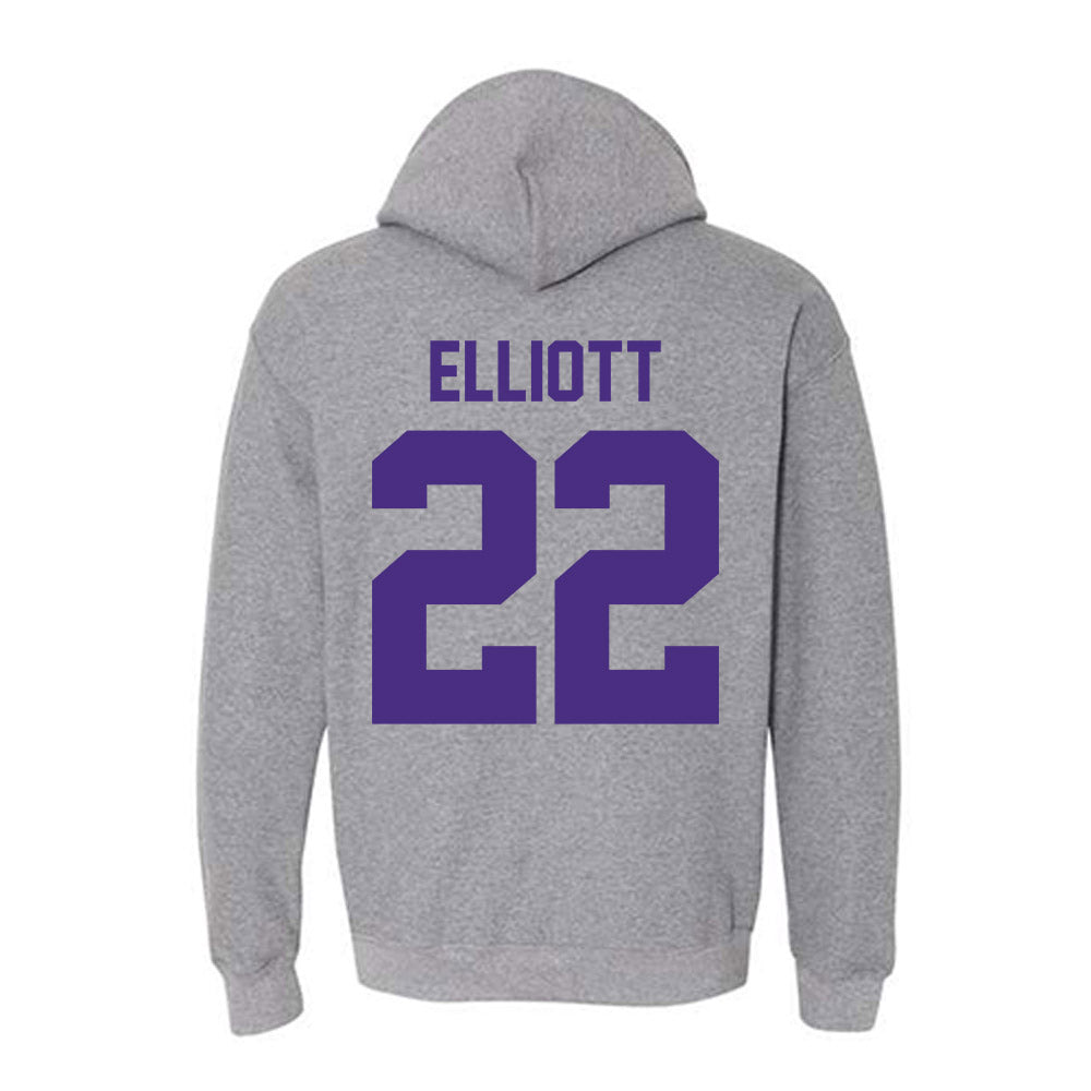 Northwestern - NCAA Women's Soccer : Olivia Elliott - Classic Shersey Hooded Sweatshirt-1